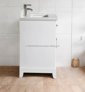 Modern Luxury Solid Wood Plywood Floor Mounted Vanity <b>Mirror</b> Set Drawers Soft Closing 60 Inch White Bathroom Cabinet for - Product Image 6