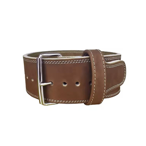 Ceinture de musculation professionnelle en cuir suédé de 4 pouces avec boucle à ardillon unique, durable, confortable et réglable pour le soutien quotidien de la taille en salle de sport - Product Image 5