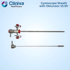 Cystoscope Sheath with Obturator 15.5Fr Manual <b>Laparoscopic</b> <b>Instruments</b> Surgical <b>Instrument</b> Set - Product Image 3