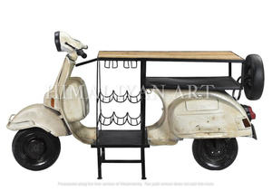 Meilleure collection de comptoirs de bar vintage en fer et bois, art himalayen recyclé et antique - Product Image 2