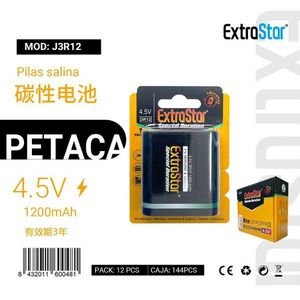 Batteria ExtraStar Petaca 4.5V 1200mAh Alcalina per Uso Automobilistico - Product Image 1