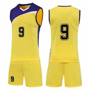 Conjunto de Camiseta y Pantalones Cortos de Voleibol Personalizados al por Mayor 2026, Manga Corta, 100% Poliéster, Uniforme de Voleibol con Logotipo y Diseño Personalizados - Product Image 2