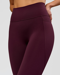 Leggings de yoga taille haute pour femmes OEM, logo personnalisé, extensibles, pour la course à pied, le fitness et l'entraînement - Product Image 4