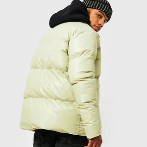 Premium Puffer Men’s <b>Jacket</b> For Winter Custom Casual Outdoor Wear For Men's Windproof <b>Zipper</b> Closure Side <b>Pockets</b> Men's Coat - Product Image 3