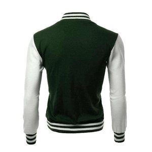 Wholesale Custom Men's Coated Varsity <b>Jacket</b> Stand Collar Waterproof Breathable High Quality Professional <b>Long</b> Sleeve - Product Image 5