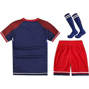 เสื้อฟุตบอลรุ่นใหม่ปี 2026 สำหรับผู้ชาย สกรีนหมายเลขและโลโก้ได้ตามต้องการ ผ้าโพลีเอสเตอร์ 100% ระบายอากาศได้ดี ชุดฟุตบอล - Product Image 2