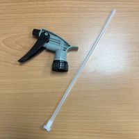 Pulvérisateur miniature à gâchette équipé d'un joint torique en plastique ABS pour l'industrie cosmétique, les salons de coiffure, l'utilisation en jardin, durable, courbure, pulvérisation de 1L