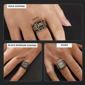 แหวนโรงเรียน BOJ รุ่น 010 แหวนเงินประดับเพชรแบบสั่งทำพิเศษสำหรับรับปริญญา แหวนมหาวิทยาลัยและแหวนชั้นเรียนสำหรับทุกเพศ เป็นของขวัญสำหรับงานปาร์ตี้ - Product Image 5