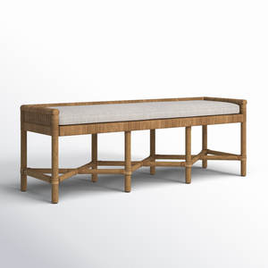 Banco tapizado de mezcla de poliéster para muebles de sala de estar - Product Image 4