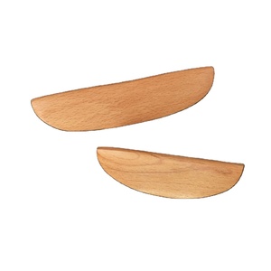 Perillas de puerta de resina epoxi y madera con asas de diseño de acento de cuero para interiores de casas y hoteles - Product Image 3