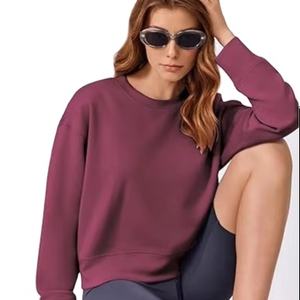 เสื้อครอปแขนยาวคอกลมผู้หญิง คุณภาพเยี่ยม ผลิตจากโพลีเอสเตอร์ 100% เนื้อผ้าบางเบา - Product Image 6