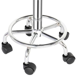 Sgabello da Bar Girevole Rosso con Linee Decorative, Arredo Versatile per Sala da Pranzo, Casa, Bar, Camera da Letto, Officina, Seminterrato, Hotel - Product Image 6