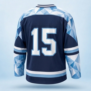 Jersey de Hockey sobre Hielo Premium, Ropa Deportiva de Equipo, Tejido de Poliéster Transpirable, Absorbe la Humedad, Secado Rápido, Ajuste Atlético, Sublimación Personalizada - Product Image 2