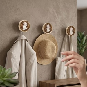 Poignée de meuble multifonctionnelle durable en laiton et résine, design dinosaure bébé, moderne et écologique, pour chambre, cuisine, salle de bain - Product Image 4