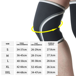 Rodilleras Protectoras Elásticas de Poliéster Ajustables al por Mayor para Deportes al Aire Libre - Product Image 2