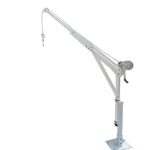 Ce Gecertificeerd 400/500/600Kg Mini Constructie Lifter Pick-Up Truck Trailer Kraan Veilig Balkon Tandwiel Kleine Aluminium Fok - Product Image 2