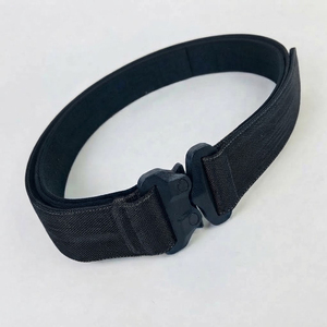 Ceinture en tissu avec logo personnalisé, ceinture tactique réglable pour homme, couleur et taille personnalisées - Product Image 1