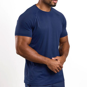 Camiseta de Algodón 100% para Hombre, Talla Grande, Lisa, Informal, Tejida, Gruesa, Corte Regular, Deportiva, Elástica y Transpirable - Product Image 2