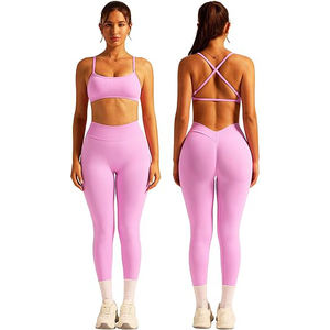Windproof Yoga Set <b>Women</b> <b>Thermal</b> Retention Sports Bra High Waist <b>Leggings</b> France Certified CE Certified Nylon Spandex - Product Image 1