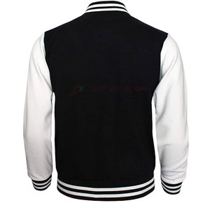 <b>Men's</b> Casual Baseball <b>Jacket</b> with <b>Long</b> Sleeve and Stand Collar Eco-Friendly & Breathable Customizable Winter Outdoor <b>Jacket</b> - Product Image 2