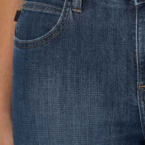 Shorts Bermuda en jean délavé foncé pour femme, taille haute, coupe droite, découpes sexy, décontracté, été, 100% coton, couleur unie, boutonné - Product Image 6