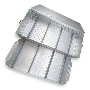 Caja de Esterilización de Aluminio para Instrumental Quirúrgico 650x255x165 mm, Estuche de Almacenamiento para Laparoscopio, Contenedor para Autoclave - Product Image 3