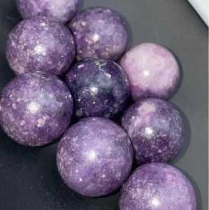 Esfera de Lepidolita Natural Chakralume, Bola de Cristal Púrpura, Piedra Curativa para Reiki, Meditación, Energía del Amor, Decoración Feng Shui - Product Image 2
