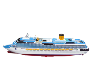 Maquette de bateau de croisière en bois Costa Concordia, faite à la main, personnalisée, autoportante, polie et peinte, décoration de table, objet de collection - Product Image 4