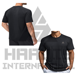 Camisetas Personalizadas de Felpa Lavada para Hombre, 100% Poliéster, Cuello Redondo, Corte Regular, Casual, Secado Rápido, Transpirables, Manga Corta, 150g, Lisas - Product Image 3