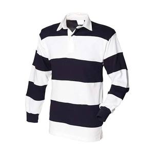 Maillots de rugby personnalisés pour hommes (avant/arrière) - 100 % coton respirant, écologique, séchage rapide, antibactérien, grandes tailles, soyeux - Product Image 4