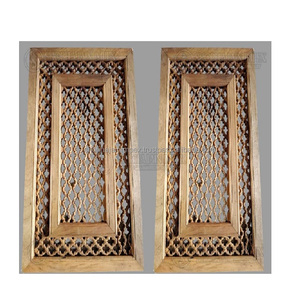Wedding Stage Rectangular Wooden <b>Frame</b> Classic Wooden Jali Wall <b>Frame</b> Traditional Indian Decor Handcrafted Wooden Entrance - Product Image 1