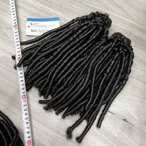 Prix de gros Extensions de cheveux bouclés à la vapeur noire Paquet de trame humaine vietnamienne Cheveux bruts sans enchevêtrement sans perte Super soyeux - Product Image 2