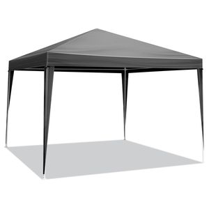 Gazebo Impermeabile 3x3m per Eventi all'Aperto - Tenda Nera per Matrimoni, BBQ e Catering - Product Image 3