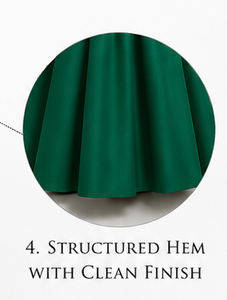Elegant Round Neckline Ethnic Cotton Kurta for Women India Pakistan Wedding Wear Green Color Adult Size Recycled Materials - Product Image 5