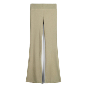 Pantalones Acampanados de Moda para Mujer, Ajustados, con Cintura Elástica, Soporte Medio y Alto, con Logotipo de Marca Personalizado - Product Image 1