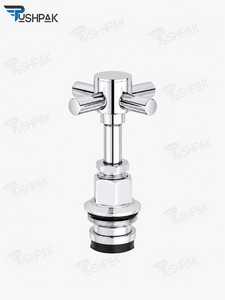 Componente industrial duradero de alta calidad: Conexión de válvula mecanizada con precisión, cromada, para un funcionamiento suave. - Product Image 3