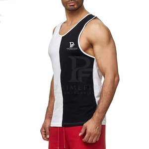 Quick Dry Breathable Knitted Casual Men's <b>Stringer</b> <b>Vest</b> Cotton/Polyester Fabric Sleeveless Workout Wear Wholesale Low Price - Product Image 3