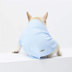 ODM Taiwán Polo 100% algodón liso sólido moderno ocio plegable lavable gato perro vestidos - Product Image 2