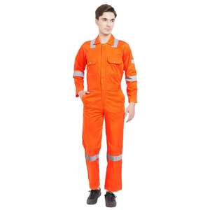 cotton coverall button closure mechanic coverall cotton coverall lightweight work utility suit cotton coverall - Product Image 1