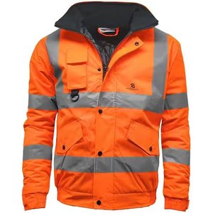 Men's <b>Hi</b> <b>Vis</b> Reflective Worker Safety <b>Jacket</b> <b>Waterproof</b> Winter Workwear Construction Security Windproof <b>Jacket</b> 2026 - Product Image 1