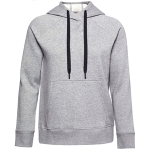 Sudadera con Capucha Gris para Mujer, Manga Larga, Tejida, con Bolsillo Frontal, Transpirable, para Otoño - Product Image 3