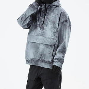 Vestes de ski imperméables pour hommes avec capuche, manteau chaud coupe-vent pour le snowboard, fermeture éclair, design similaire pour hommes - Product Image 2