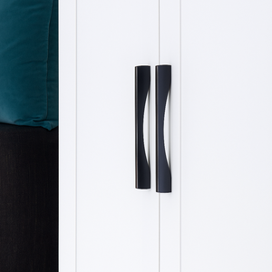 High Quality Zinc Alloy Curved Minimalist Cabinet <b>Hardware</b> Handle for Kitchen Cupboard Bathroom <b>Wardrobe</b> Nightstands Furniture - Product Image 6