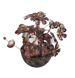 Natural Color <b>Leaf</b> Pot Living Garden & Home Flower Pot Handmade Modern Metal AB COLLECTIONS <b>Art</b> Decor Wall Mount - Product Image 1