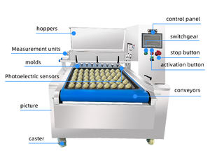 Servo PLC Máquina de galletas de <span class=keywords><strong>chocolate</strong></span> Máquina automática de galletas de La Fortuna Máquina para hacer galletas cortadas con alambre - Product Image 5