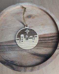 Handmade Chất Lượng Cao Tùy Chỉnh Gỗ Cutout Cây Giáng Sinh Đồ Trang Trí Với Cá Nhân Tên Hiển Thị Độc Đáo Trang Trí Kỳ Nghỉ Nhà - Product Image 1