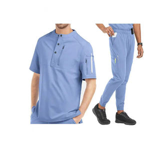 Uniformes de Enfermería para Hombres y Mujeres, Conjunto de Uniformes Quirúrgicos, Fáciles de Estirar, Clínicos, Sanitarios, para Doctores y Enfermeras en Hospitales - Product Image 6
