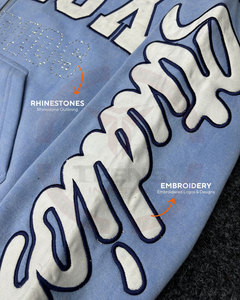 Venta Directa al por Mayor de Conjuntos Deportivos Lisos de Streetwear, con Logotipo Personalizado, Ecológicos, Transpirables, Sudadera y Pantalones Deportivos para Hombre - Product Image 6
