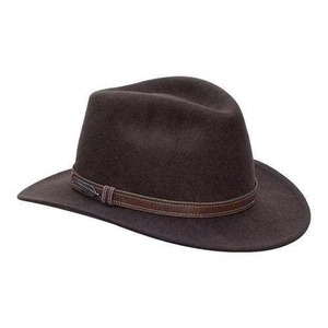 Chapeau Fedora en coton unisexe, style cowboy, à large bord, décontracté, pour l'extérieur, toutes saisons, taille adulte 50-52 cm - Product Image 3