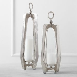 Elegante Portavelas de Metal y Vidrio, Centro de Mesa Decorativo para Mesa de Comedor, Boda, Decoración del Hogar, Regalo - Product Image 1
